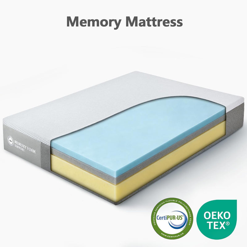 Memory Foam Mattress 20CM Medium Firm Orthopaedic Support