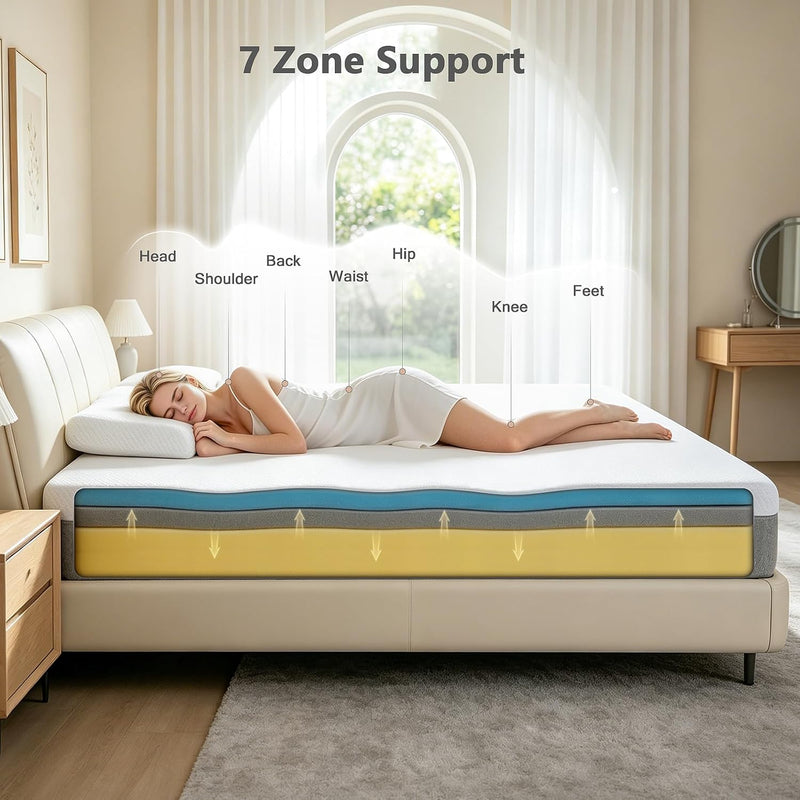 Memory Foam Mattress 20CM Medium Firm Orthopaedic Support