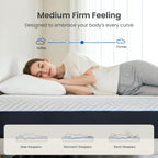 Memory Foam Mattress 90x190x16CM — Medium Firm Orthopaedic