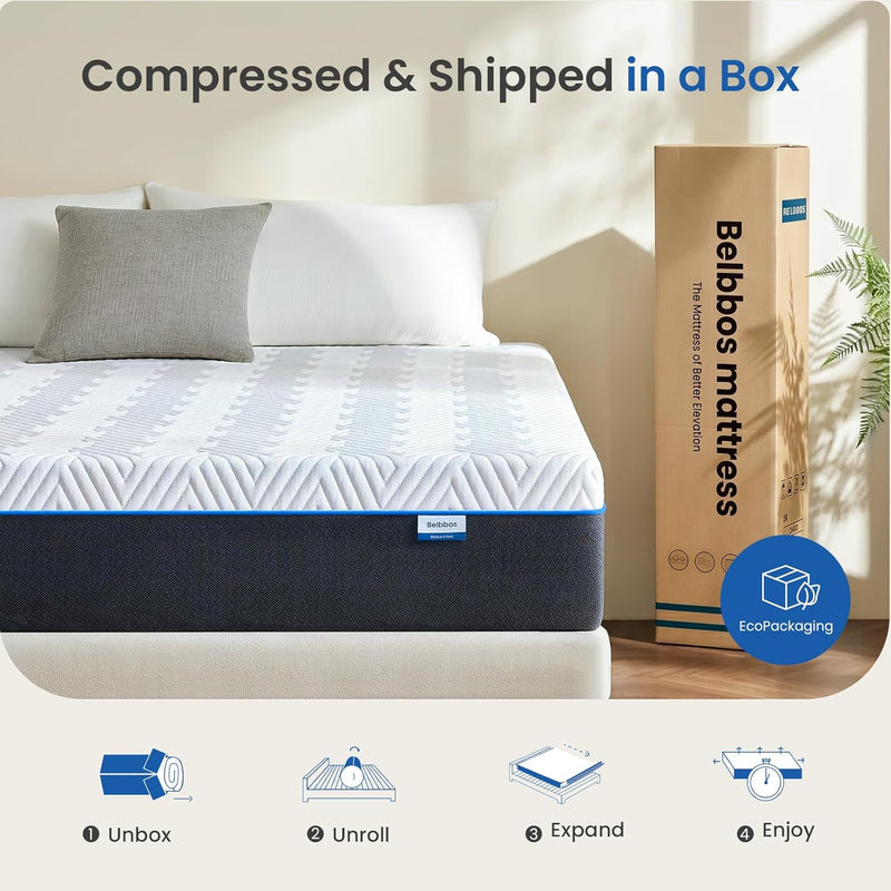 Memory Foam Mattress 90x190x16CM — Medium Firm Orthopaedic