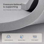 Memory Foam Mattress 90x190x16CM — Medium Firm Orthopaedic