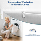 Memory Foam Mattress Medium Firm Feel Soft Skin-Friendly