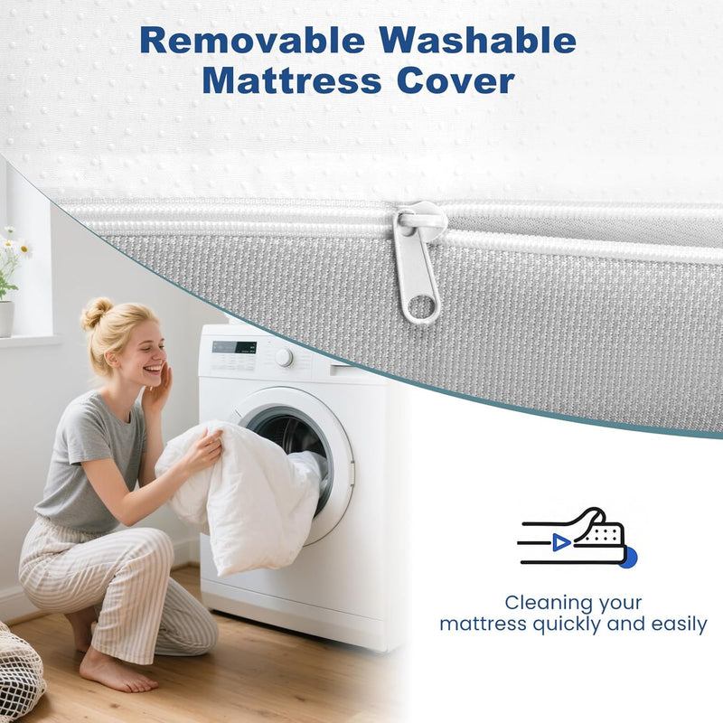 Memory Foam Mattress Medium Firm Feel Soft Skin-Friendly