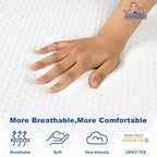 Memory Foam Mattress Medium Firm Feel Soft Skin-Friendly