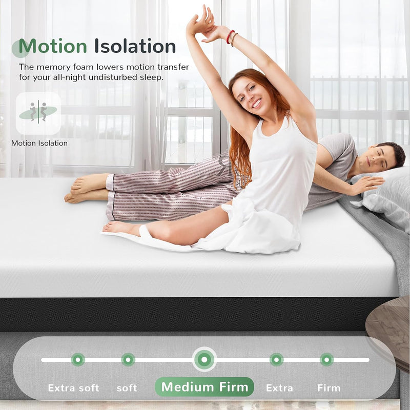 Memory Foam Mattress Medium with Soft Fabric