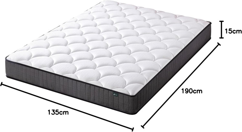 Memory Foam Mattress Pocket Spring ' Height Medium