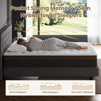 Memory Foam Pocket Spring Hybrid Mattress