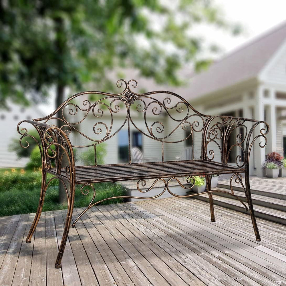 Metal Antique Garden Benches Clearance