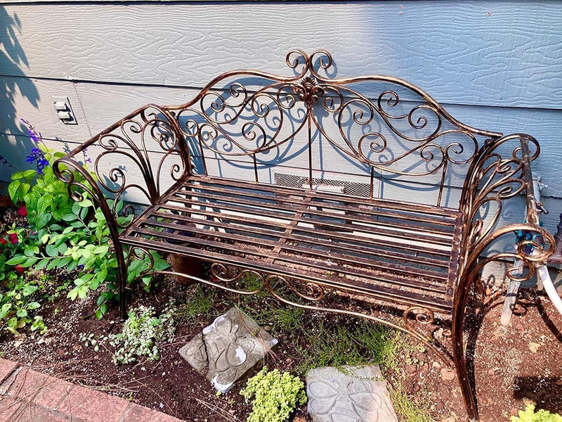 Metal Antique Garden Benches Clearance