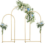 Metal Arch Backdrop Stand 7.2 6.6 5.9FT Wedding (Set of 3)