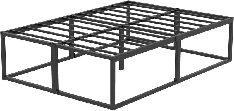 Bed Frame with Sturdy Slats Support