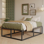 Bed Frame with Sturdy Slats Support