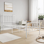 Metal Bed Frame with Headboard