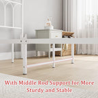Metal Bed Frame with Headboard