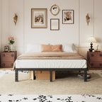 Metal Bed Frame Platform Frames with Underbed Storage