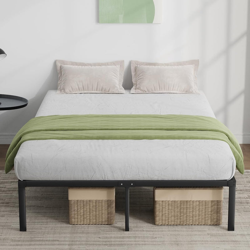 Metal Bed Frame Platform Steel Slat Support