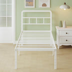 Metal Bed Frame with Curved Headboard 3FT