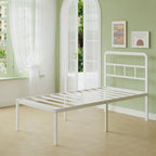 Metal Bed Frame with Curved Headboard 3FT