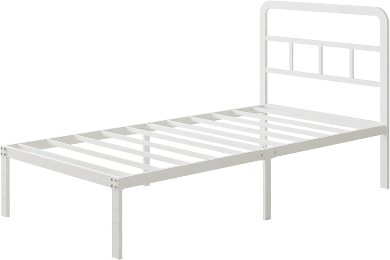 Metal Bed Frame with Headboard