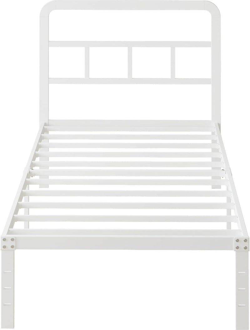 Metal Bed Frame with Headboard