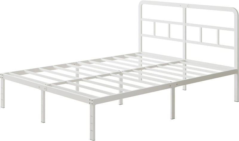 Metal Bed Frame with Headboard