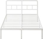 Metal Bed Frame with Headboard