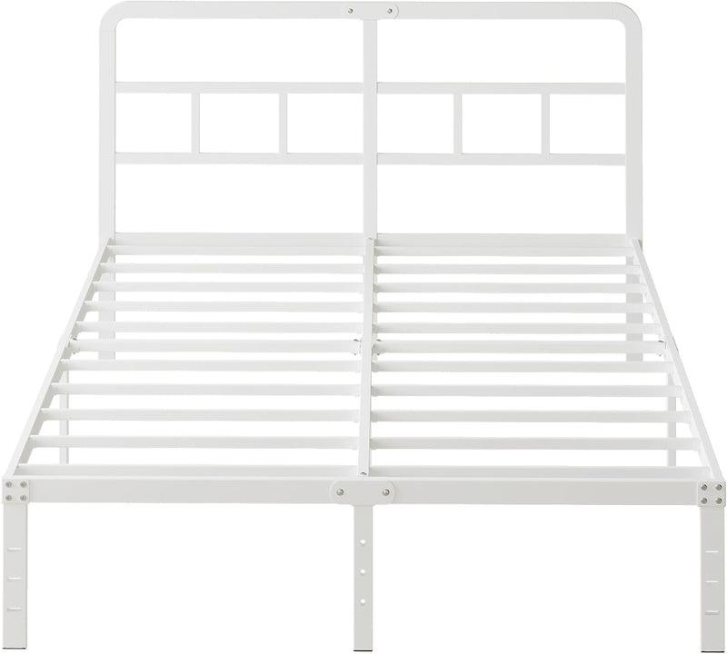 Metal Bed Frame with Headboard