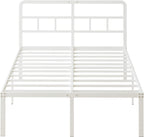 Metal Bed Frame with Headboard