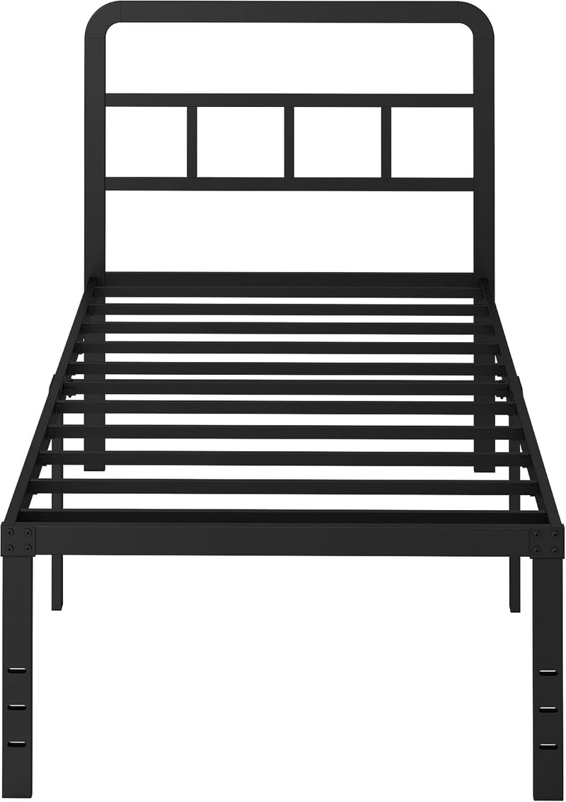 Metal Bed Frame with Headboard