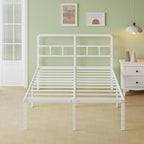 Metal Bed Frame with Headboard