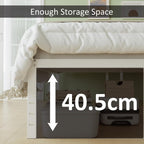 Metal Bed Frame with Headboard