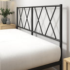Metal Bed Frame with Headboard