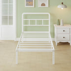 Metal Bed Frame with Headboard