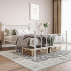 Metal Bed Frame with Headboard