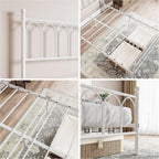 Metal Bed Frame with Headboard