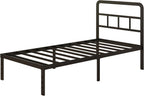 Metal Bed Frame with Headboard 36CM High