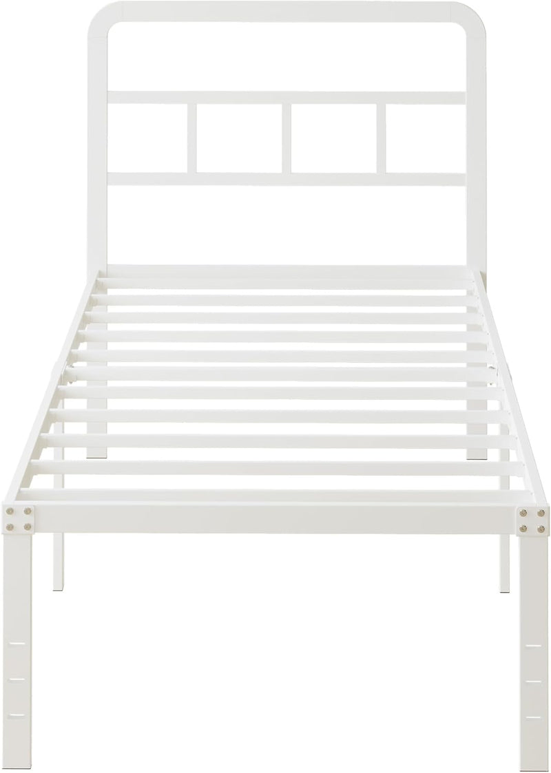 Metal Bed Frame with Headboard 46CM High