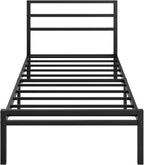 Metal Bed Frame with Headboard and Footboard