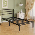 Metal Bed Frame with Headboard and Footboard