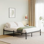 Metal Bed Frame with Underbed Storage and Steel