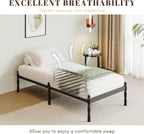 Metal Bed Frame with Underbed Storage and Steel