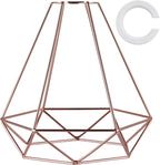 Metal Ceiling Lamp Shade Geometric Lampshade with Reducer