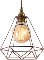 Metal Ceiling Lamp Shade Geometric Lampshade with Reducer