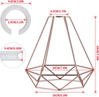 Metal Ceiling Lamp Shade Geometric Lampshade with Reducer