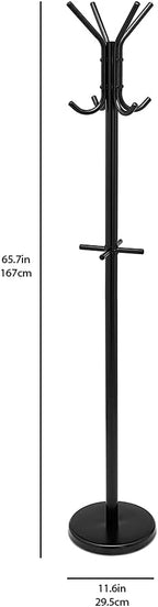 Metal Coat and Clothes Stand Rack 49.5 X