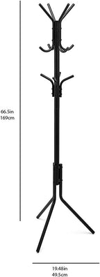 Metal Coat and Clothes Stand Rack 49.5 X