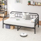 Metal Daybed Frame Bed Size with Steel Slats