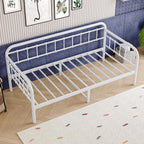 Metal Daybed Frame Bed Size with Steel Slats