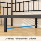 Metal Daybed Frame Sofa Bed Steel Slats Platform