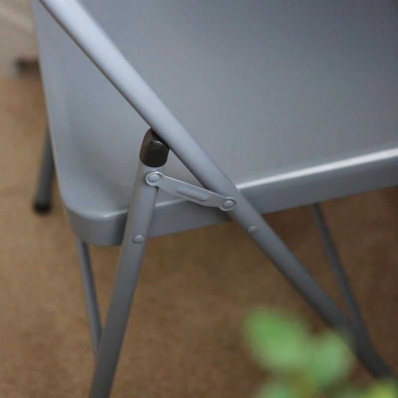 Metal Folding Chairs with Rubber Bumper Feet Pack